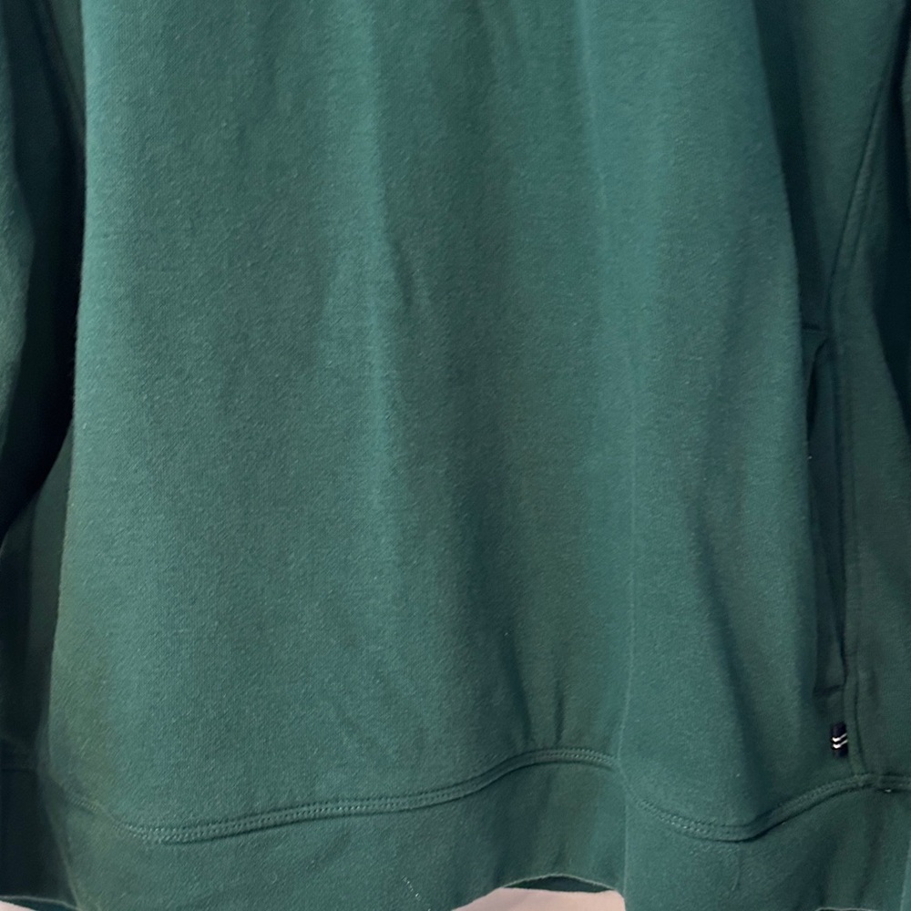 Nautica Men's Deep Green Quarter-Zip Pull Over Large - Picture 4 of 7